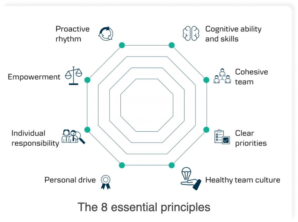 The eight principles of a high-performing team